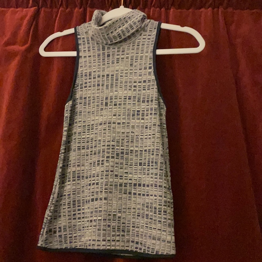 Mink pink sleeveless turtle neck